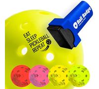 HODL 21 Ball Badge Pickleball Stamp - Pickleball Ball Marker to Mark & Identify Pickleballs, Durable Clean Print for Easy Recognition for Recreational & League Play (Eat Sleep Pickleball Repeat)