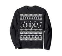 HODL Bitcoin Ugly Christmas Sweater Festive Xmas Holiday Fun Sweatshirt