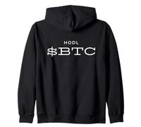 HODL BTC Bitcoin Is The Top Cryptocurrency to Mine Bitcoin Zip Hoodie