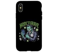 HODL From The Grave Cryptocurrency Bitcoin Halloween Costume Case for iPhone X/XS