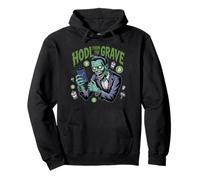 HODL From The Grave Cryptocurrency Bitcoin Halloween Costume Pullover Hoodie
