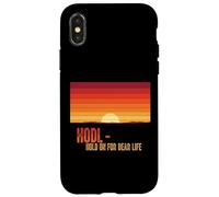 Hodl hold on for a dear life bitcoins sats stack bitcoin Case for iPhone X/XS