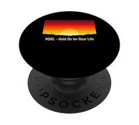 Hodl hold on for a dear life bitcoins sats stack bitcoin PopSockets Adhesive PopGrip