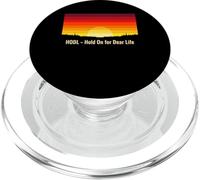 Hodl hold on for a dear life bitcoins sats stack bitcoin PopSockets PopGrip for MagSafe