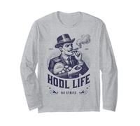 HODL Life No Strife Funny Crypto Diamond Hands Design Long Sleeve T-Shirt