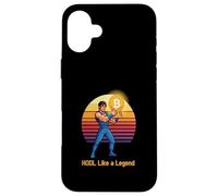 Hodl like a legend strong mindset wealth freedom bitcoin Case for iPhone 16 Plus
