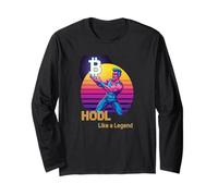 HODL Like a Legend Strong Mindset Wealth Freedom Bitcoin Long Sleeve T-Shirt