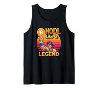 HODL Like a Legend Strong Mindset Wealth Freedom Bitcoin Tank Top