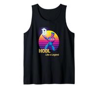 HODL Like a Legend Strong Mindset Wealth Freedom Bitcoin Tank Top