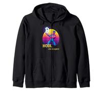 Hodl like a legend strong mindset wealth freedom bitcoin Zip Hoodie