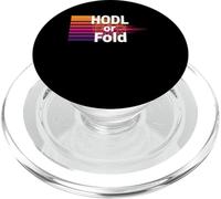 Hodl or fold stack sats mindset freedom power bitcoin PopSockets PopGrip for MagSafe
