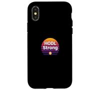 Hodl strong wealth freedom crypto stack sats bitcoin Case for iPhone X/XS