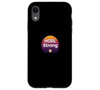 Hodl strong wealth freedom crypto stack sats bitcoin Case for iPhone XR