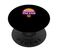 Hodl the line freedom money crypto power stack bitcoin PopSockets Adhesive PopGrip