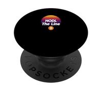 Hodl the line freedom money crypto power stack bitcoin PopSockets Adhesive PopGrip