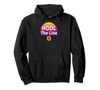 Hodl the line freedom money crypto power stack bitcoin Pullover Hoodie