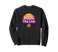 Hodl the line freedom money crypto power stack bitcoin Sweatshirt