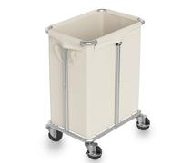 Hodonas Laundry Basket with Wheels, Rolling Laundry Hamper 170L Large Dirty Clothes Hamper Cart with Metal Frame and Removeable Bag, Hampers for Bedroom, Bathroom, and Laundry Room Organization, Beige