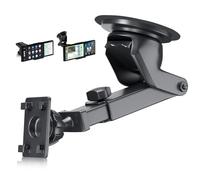 Hodozzy 360° Rotating Suction Cup Mount for Portable Carplay Car Stereo, Suction Cup Car Play Screen Holder, Vertical Display Bracket Dashboard Window Holder for All Portable GPS Bracket Radio