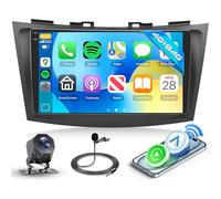 Hodozzy 4G+64G Car Stereo for Suzuki Swift 2011-2015 Radio Android 9 Inch Incell Touch Screen Upgrade GPS Navigation with Wireless Carplay Android Auto Car Radio Bluetooth DSP, WiFi, FM RDS, Camera