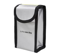 Hodyludy Fireproof Explosion Proof Lipo Bag, Fire Retardant Battery Bags for Charging and Storage, 5.5x3.5x2.1 inches