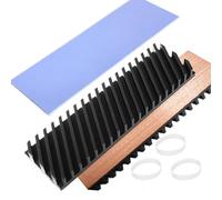 Hodyludy Laptop NVMe M.2 Heatsink with Silicone Thermal Pad，70x20x6mm Graphene Coating Copper Heat Sink for 2280 M2 SSD Laptop PS5