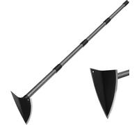 Hoe Garden Tool, 152cm Heavy Duty Triangle Hoe with Long Handle for Gardening Weeding Digging Loosening Edging Cultivating