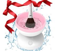 Hoedia Make Up Brush Cleaner Machine - Portable Automatic USB Cosmetic Brush Cleaner Spinner for All Size Beauty Makeup Brushes and Blender