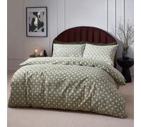 HÖEM Hoem Alexa Abstract Geometric Cotton Rich Duvet Cover Set, Double, Green