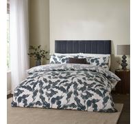 HÖEM Hoem Lauro Printed Reversible Duvet Cover Set, King, Blue