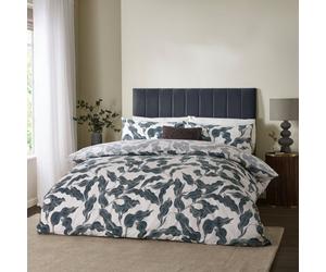 HÖEM Hoem Lauro Printed Reversible Duvet Cover Set, Single, Blue