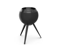 Höfats MOON 45 fireplace All black, high frame