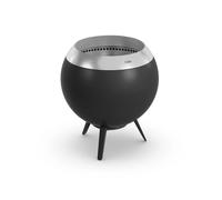 Höfats MOON 45 fireplace Black-silver, low stand