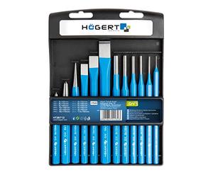 Högert HT3B712 Technical Set of Chisels, Hallmarking Iron and Pin Punch