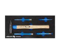 HÖGERT HT7G135 Tool Kit, Black/Blue, 39.5 × 18 cm