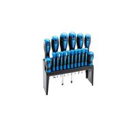 HÖGERT TECHNIK 18-Piece Screwdriver Set, Magnetic Slotted & Cross-Head Screwdrivers with Non-Slip Handles, Universal Hand Tool Set
