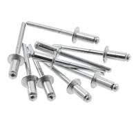 HÖGERT TECHNIK Aluminium Blind Rivets, Pop Rivets Open, Aluminium Rivets & Blind Rivets Made of Aluminium Steel, for Metal Connections in Industry and Crafts