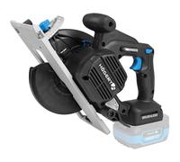 HÖGERT TECHNIK Cordless Handheld Circular Saw 18 V, Brushless Motor, Wireless, 0-5000 RPM, 165 mm Disc Diameter, Tool-Free Settings, LED, No Battery, Aluminium Protection, Ideal for Wood and Boards