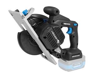 HÖGERT TECHNIK Cordless Handheld Circular Saw 18 V, Brushless Motor, Wireless, 0-5000 RPM, 165 mm Disc Diameter, Tool-Free Settings, LED, No Battery, Aluminium Protection, Ideal for Wood and Boards