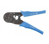 Högert TECHNIK Crimping Pliers, Self-Adjusting, Square Profile, for Conductors 4-16 mm² (6-12 AWG), 210 mm, High-Quality Alloy Steel, Ergonomic Handle