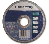 Högert Technik Cutting Discs 125 Metal 1 mm, Set of 50 - Extra Thin Flex Discs 125 x 1.0 x 22.23 mm for Angle Grinders, Stainless Steel INOX & Steel, Precise Cutting without Burr, Pack of 50