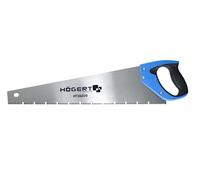 Högert Technik - Hand Saw 400 mm - 7 TPI, 48-50 HRC - Hand Pay Saw for Cutting Wood, Chipboard and Other Wood Materials - Saw
