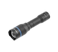 Högert Technik HT1E416 LED Torch with Power Bank Function, 3100 Lumens, IPX7 Waterproof, Zoom Function, 4500 mAh Battery, USB-C Rechargeable, for Outdoor Workshop