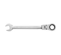 Högert Technik HT1R060 Flexible Combination Spanner with Ratchet, Steel, Blue, Grey