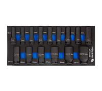 Högert Technik HT7G129 Set of 15 Impact Sockets EVA Insert