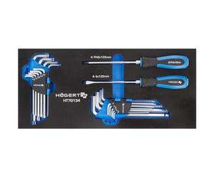 Högert Technik HT7G134 Screwdriver and Allen Key Set