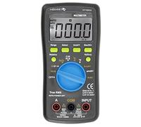 Högert Technik - Multifunctional digital meter I multimeter up to 600 V / 10 A I RMS I LCD screen I rubber coating I ergonomic and compact I includes measuring cable I HT1E603