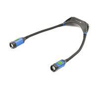 Högert Technik Neck Torch, 300 Lumens, Flexible Arms, Dimmable, 30 m Beam Length, Li-ion Battery, USB-C, Magnetic Mount, Tripod Thread, -20°C to +40°C