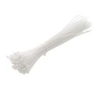 HÖGERT TECHNIK - Nylon Cable Ties 3.6 x 300 mm White Pack of 100 UV-Resistant Cable Straps Fastening Ties Plastic Ties for Electrical Installation Mounting