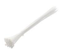 HÖGERT TECHNIK - Nylon Cable Ties 3.6 x 300 mm White Pack of 25 UV-Resistant Cable Straps Fastening Ties Plastic Ties for Electrical Installation Mounting